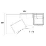 Компьютерный стол Тиса-02
